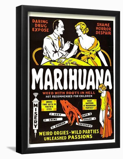 Marihuana, (aka Marihuana, The Weed With Roots in Hell!), 1936-null-Framed Poster