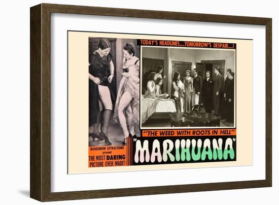 Marihuana: the Weed with Roots in Hell-null-Framed Art Print