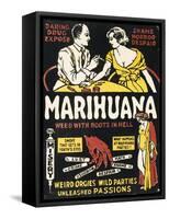 Marihuana: Weed with Roots in Hell Movie Poster-null-Framed Stretched Canvas