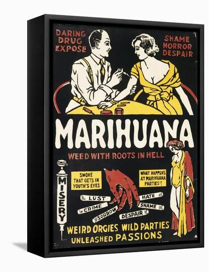 Marihuana: Weed with Roots in Hell Movie Poster-null-Framed Stretched Canvas