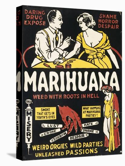 Marihuana: Weed with Roots in Hell Movie Poster-null-Stretched Canvas