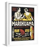 Marihuana: Weed with Roots in Hell Movie Poster-null-Framed Giclee Print