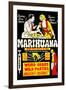 Marihuana: Weed with Roots in Hell-null-Framed Art Print