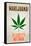 Marijuana At Least It's Not Crack College Print Poster-null-Framed Stretched Canvas