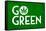 Marijuana Go Green College-null-Framed Stretched Canvas