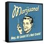 Marijuana! Hey, at Least it's Not Crack!-Retrospoofs-Framed Stretched Canvas