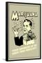 Marijuana Proud Sponsor Of Snack Food Industry Funny Retro Poster-Retrospoofs-Framed Poster