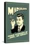 Marijuana: Pround Sponsor Of... Um We Forget  - Funny Retro Poster-Retrospoofs-Stretched Canvas