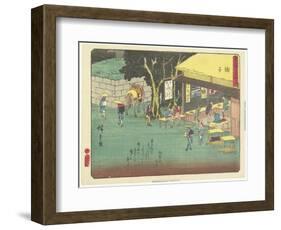 Mariko, 1837-1844-Utagawa Hiroshige-Framed Giclee Print