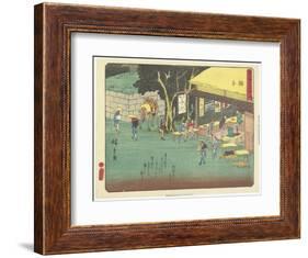 Mariko, 1837-1844-Utagawa Hiroshige-Framed Giclee Print