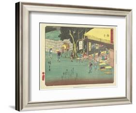 Mariko, 1837-1844-Utagawa Hiroshige-Framed Giclee Print