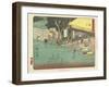 Mariko, 1837-1844-Utagawa Hiroshige-Framed Giclee Print