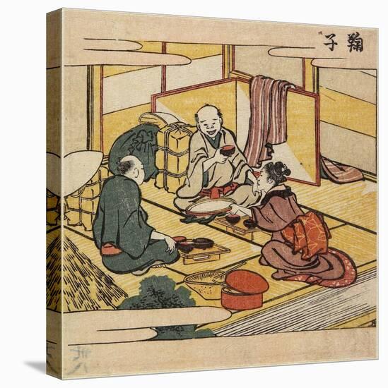 Mariko, C. 1804-Katsushika Hokusai-Stretched Canvas