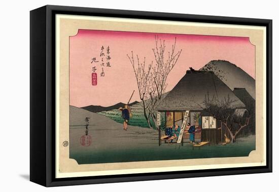 Mariko-Utagawa Hiroshige-Framed Stretched Canvas