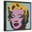 Marilyn, 1967 (on blue ground)-Andy Warhol-Framed Art Print