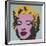 Marilyn, 1967 (on blue ground)-Andy Warhol-Framed Art Print