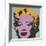 Marilyn, 1967 (on blue ground)-Andy Warhol-Framed Giclee Print