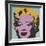 Marilyn, 1967 (on blue ground)-Andy Warhol-Framed Giclee Print