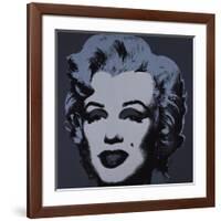 Marilyn, c.1967 (Black)-Andy Warhol-Framed Giclee Print