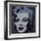 Marilyn, c.1967 (Black)-Andy Warhol-Framed Giclee Print