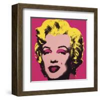 Marilyn, c.1967 (Hot Pink)-Andy Warhol-Framed Giclee Print