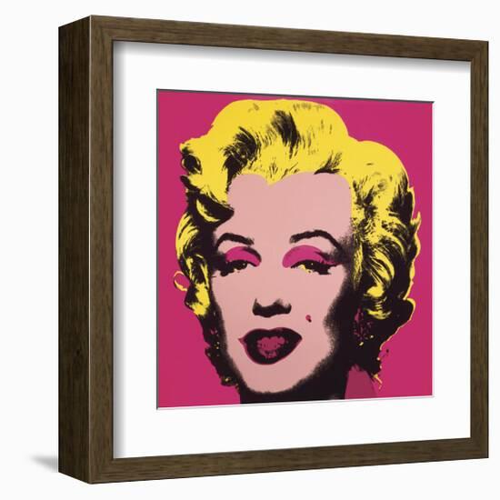 Marilyn, c.1967 (Hot Pink)-Andy Warhol-Framed Giclee Print