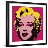 Marilyn, c.1967 (Hot Pink)-Andy Warhol-Framed Giclee Print