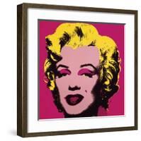 Marilyn, c.1967 (Hot Pink)-Andy Warhol-Framed Giclee Print