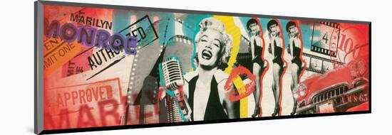 Marilyn Collage-Joadoor-Mounted Art Print