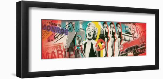 Marilyn Collage-Joadoor-Framed Art Print