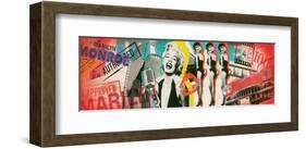 Marilyn Collage-Joadoor-Framed Art Print