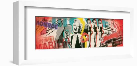 Marilyn Collage-Joadoor-Framed Art Print