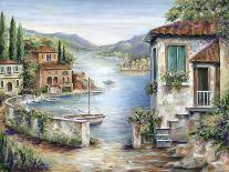 Tuscan Villas on the Lake-Marilyn Dunlap-Art Print