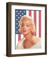 MARILYN FLAG-CHRIS CONSANI-Framed Art Print