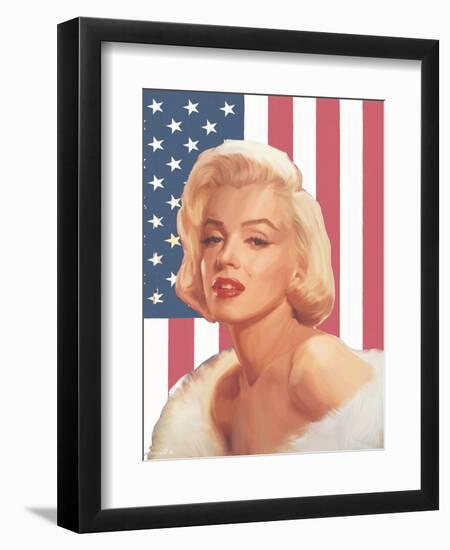 MARILYN FLAG-CHRIS CONSANI-Framed Art Print