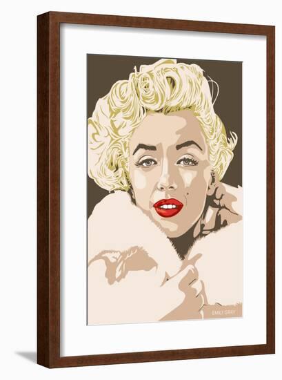 Marilyn - Gentlemen Prefer Blondes-Emily Gray-Framed Giclee Print
