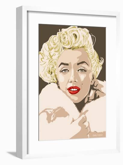 Marilyn - Gentlemen Prefer Blondes-Emily Gray-Framed Giclee Print