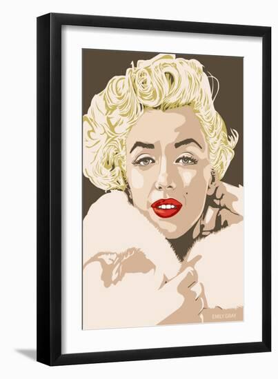 Marilyn - Gentlemen Prefer Blondes-Emily Gray-Framed Giclee Print