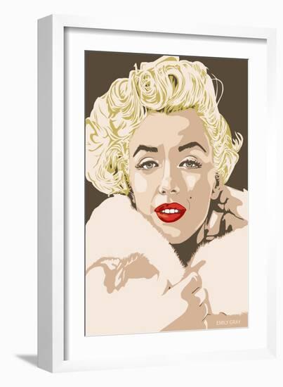 Marilyn - Gentlemen Prefer Blondes-Emily Gray-Framed Giclee Print