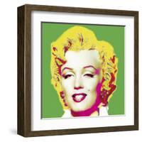 Marilyn in Green-Wyndham Boulter-Framed Art Print