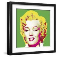 Marilyn in Green-Wyndham Boulter-Framed Art Print