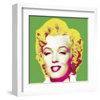 Marilyn in Green-Wyndham Boulter-Framed Art Print