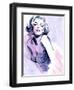 Marilyn in Purple-Ellie Rahim-Framed Art Print