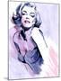 Marilyn in Purple-Ellie Rahim-Mounted Art Print