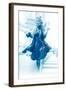 Marilyn in the City Blue-JJ Brando-Framed Premium Giclee Print