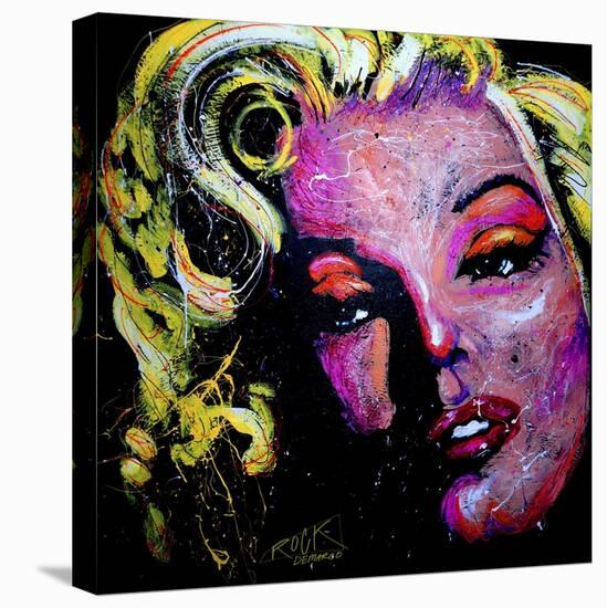 Marilyn Joker 001-Rock Demarco-Stretched Canvas