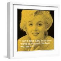 Marilyn: Man's World-null-Framed Art Print