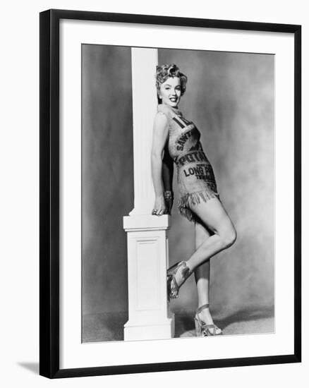 Marilyn Monroe, 1951-null-Framed Photographic Print