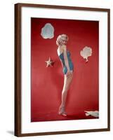 Marilyn Monroe, 1953-null-Framed Photographic Print