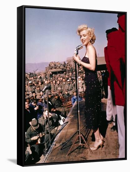 Marilyn Monroe, 1954-null-Framed Stretched Canvas